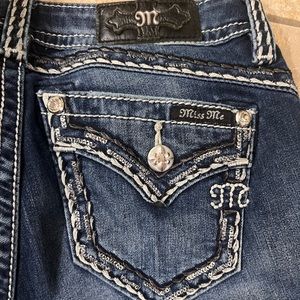 Miss Me Jeans size 26 (hemmed to 25 inch inseam)